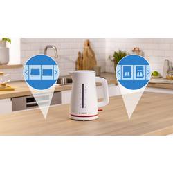 Bosch Wasserkocher 1,7L MyMoment, weiß rychlovarná konvice, ochrana proti přehřátí, bílá, TWK3M121