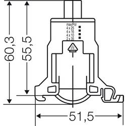 Hensel 2600058, KKL 25, kabelová svorka, - , 1 ks