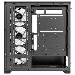 Xilence Gleam midi tower PC skříň černá boční okno
