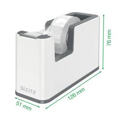 Leitz ruční odvíječ lepicí pásky bíločervená Šířka role (max.): 19 mm Délka role (max.) 33 m znovu naplnitelné