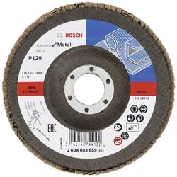 Bosch Accessories 2608603659 X431 vějířovitý brusný kotouč Průměr 125 mm Ø otvoru 22.33 mm Zrnitost 120 ocel 1 ks