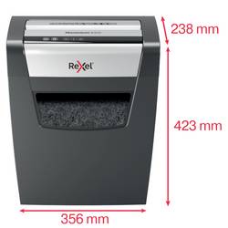 Rexel Momentum X312 skartovačka 12 listů na kousky 5 x 42 mm P-3 23 l Křížový řez sponky do sešívačky, kancelářské sponky