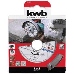 kwb 796170 diamantový řezný kotouč Průměr 115 mm Ø otvoru 22.23 mm cihla, beton 1 ks