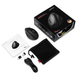 Perixx PERIMICE-819 optická ergonomická myš, přenos Bluetooth®, bezdrátový, černá