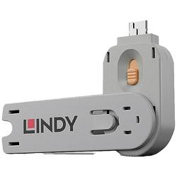 LINDY Klíč k portu USB-A Lindy USB Type A Port Blocker Key - USB-Portblocker oranžová zámek s klíčem vč. 1 klíče 40623