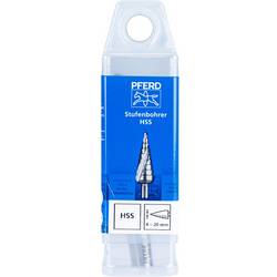 PFERD TOOLS 25201037 STB HSS 04-20/8 HSS stupňovitý vrták 1 ks
