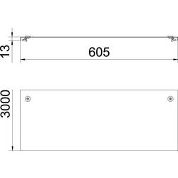 OBO Bettermann 6052606 kryt 3 m