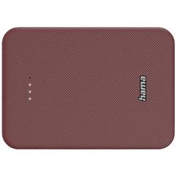 Hama Batterie powerbanka Li-Pol, 10000 mAh, Rychlé nabíjení, červená