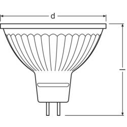 OSRAM HOMELIGHTING 4058075796690 LED Energetická třída (EEK2021) G (A - G) GU5.3 3.4 W = 20 W teplá bílá (Ø x v) 49 mm x 44 mm 1 ks