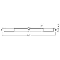 OSRAM HOMELIGHTING LED trubice Energetická třída (EEK2021): D (A - G) G5 zářivkový tvar T5 EVG 7 W studená bílá (Ø x v) 18.50 mm x 18.50 mm vč. ochrany proti