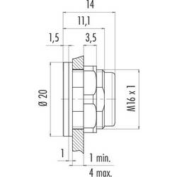 binder 08 2636 000 001 08 2636 000 001-20 adaptér , 1 ks