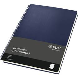 Sigel blok se spirálovou vazbou Conceptum Hardcover CO825 tmavě modrá A4 linkovaný Počet listů: 80