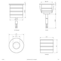 EVN 441520A 441520A podlahové svítidlo LED 0.6 W antracitová