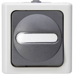 Kopp 560656006 1 ks spínání ve vlhkých místnostech kompletní sada vypínač, přepínač BlueElectric šedá 1 ks
