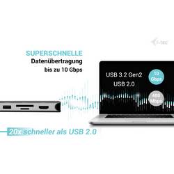i-tec USB-C® dokovací stanice C31NANOTRIPLEDOCKPD napájení USB-C®