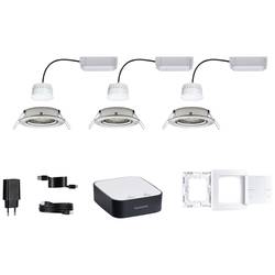 5181 smik Gateway + EBL Nova RGBW Paulmann Home sada Smart Home System 15.6 W teplá bílá až denní bílá, RGBW železo (kartáčované)