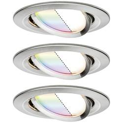5181 smik Gateway + EBL Nova RGBW Paulmann Home sada Smart Home System 15.6 W teplá bílá až denní bílá, RGBW železo (kartáčované)