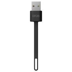 EPOS IMPACT 100 MS Headset otevřená (On Ear) kabelová stereo černá Potlačení hluku headset, Vypnutí zvuku mikrofonu, regulace hlasitosti, Tlačítko Microsoft