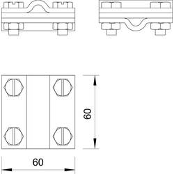 OBO Bettermann 5312318 252 8-10 V4A montážní příslušenství 10 ks