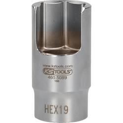 KS Tools 460.5089 3/8 speciální úhlový nástrčný klíč pro trubkové spojky, 19 mm
