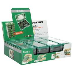 HiKOKI 40030019 sada bitů, profil T, plochý, křížový PH, křížový PZ, šestiúhelník, 1/4