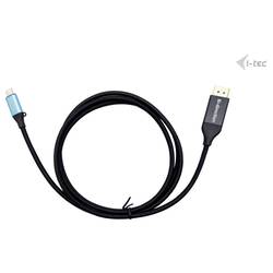 i-tec Thunderbolt kabel USB-C ® zástrčka, Konektor DisplayPort 1.5 m černá C31CBLDP8KBIDIR Kabel pro displeje USB-C®