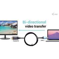 i-tec Thunderbolt kabel USB-C ® zástrčka, Konektor DisplayPort 1.5 m černá C31CBLDP8KBIDIR Kabel pro displeje USB-C®