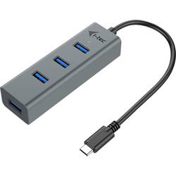 i-tec C31HUBMETAL403 USB Hub 4 porty USB-A USB 3.2 Gen1 5 GBit/s šedá I-TEC USB C Metal HUB 4 Port passive