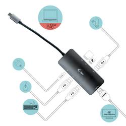 i-tec USB-C® dokovací stanice I-TEC USB C MetalNanoDock 4K HDMI+PD 60W