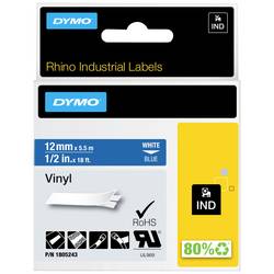 DYMO IND RHINO 1805243 vinyl Barva pásky: modrá Barva písma:bílá 12 mm 5.5 m