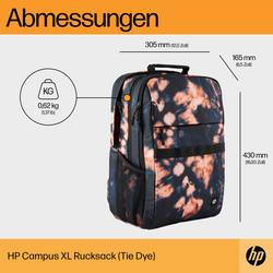 HP batoh na notebooky Campus XL, max. 40,9 cm (16,1) , Baltic Blue, světle oranžová