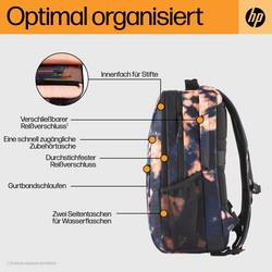 HP batoh na notebooky Campus XL, max. 40,9 cm (16,1) , Baltic Blue, světle oranžová