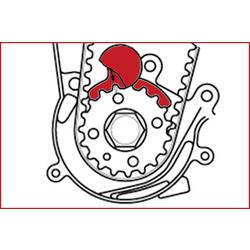 KS Tools 4002700 Sada nářadí na opravu motorů pro vozy VAG, 7 ks, univerzální
