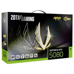 Zotac grafická karta Nvidia RTX 5080 AMP EXTRM INF 16GB 16 GB GDDR7 RAM PCIe x16 HDMI® 2.1, DisplayPort 2.1 NVIDIA G-Sync , přetaktovaná