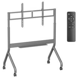 SpeaKa Professional SP-TVC-1500 TV kolečkový vozík 152,4 cm (60) - 279,4 cm (110) podlahový stojan, nastavitelná výška, motorizovaný polička na zařízení, s