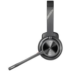 HP Poly Voyager 4310 USB-A Headset +BT700 Dongle Headset otevřená (On Ear) Bluetooth® mono černá Potlačení hluku regulace hlasitosti, Vypnutí zvuku mikrofonu