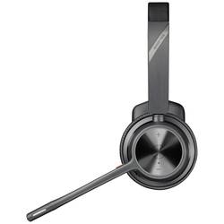 HP Poly Voyager 4310 USB-A Headset +BT700 Dongle Headset otevřená (On Ear) Bluetooth® mono černá Potlačení hluku regulace hlasitosti, Vypnutí zvuku mikrofonu