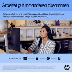 HP 710 myš, přenos bezdrátový, 7 tlačítko, 3000 dpi, černá