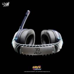 Lexip Naruto Shippuden Kakashi Kamui Headset uzavřená (Over Ear) kabelová, Bluetooth® stereo černá/modrá headset, regulace hlasitosti, Vypnutí zvuku mikrofonu
