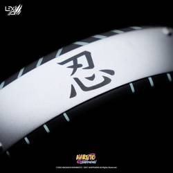 Lexip Naruto Shippuden Kakashi Kamui Headset uzavřená (Over Ear) kabelová, Bluetooth® stereo černá/modrá headset, regulace hlasitosti, Vypnutí zvuku mikrofonu