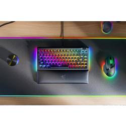 RAZER BlackWidow V4 75perc Intl. US kabelový herní klávesnice anglická, QWERTY černá s podsvícením