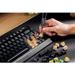 RAZER BlackWidow V4 75perc Intl. US kabelový herní klávesnice anglická, QWERTY černá s podsvícením