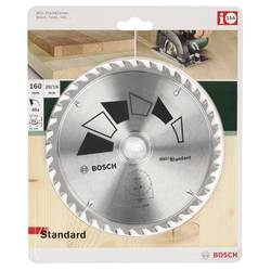 Bosch Accessories Standard 2609256819 tvrdokovový pilový kotouč 190 x 20 mm Počet zubů (na palec): 40 1 ks
