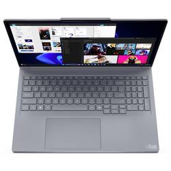 Lenovo notebook 40.6 cm (16 palec) WQXGA 8940HX 8 GB RAM 1 TB SSD německá, QWERTZ AMD AMD Radeon NVIDIA GeForce RTX 5060 GDDR7 šedá 21U0000YGE