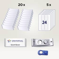 Avery-Zweckform POL20MA66-20DR štítek se jménem (š x v) 68 mm x 22 mm 20 ks