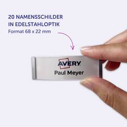 Avery-Zweckform POL20MA66-20DR štítek se jménem (š x v) 68 mm x 22 mm 20 ks