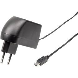 Hama USB nabíječka, 1x mini USB, černá