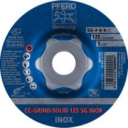 PFERD TOOLS 64186125 Cc-Grind-Solid Sg Inox brusný kotouč lomený Průměr 125 mm Ø otvoru 22.23 mm 10 ks