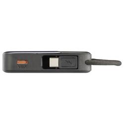 VOLTCRAFT VC-PBP2535CB powerbanka Li-Ion, 10000 mAh, Power Delivery 3.0, černá, Indikátor stavu