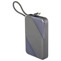 VOLTCRAFT VC-PBP2535CB powerbanka Li-Ion, 10000 mAh, Power Delivery 3.0, černá, Indikátor stavu